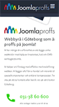 Mobile Screenshot of joomlaproffs.se